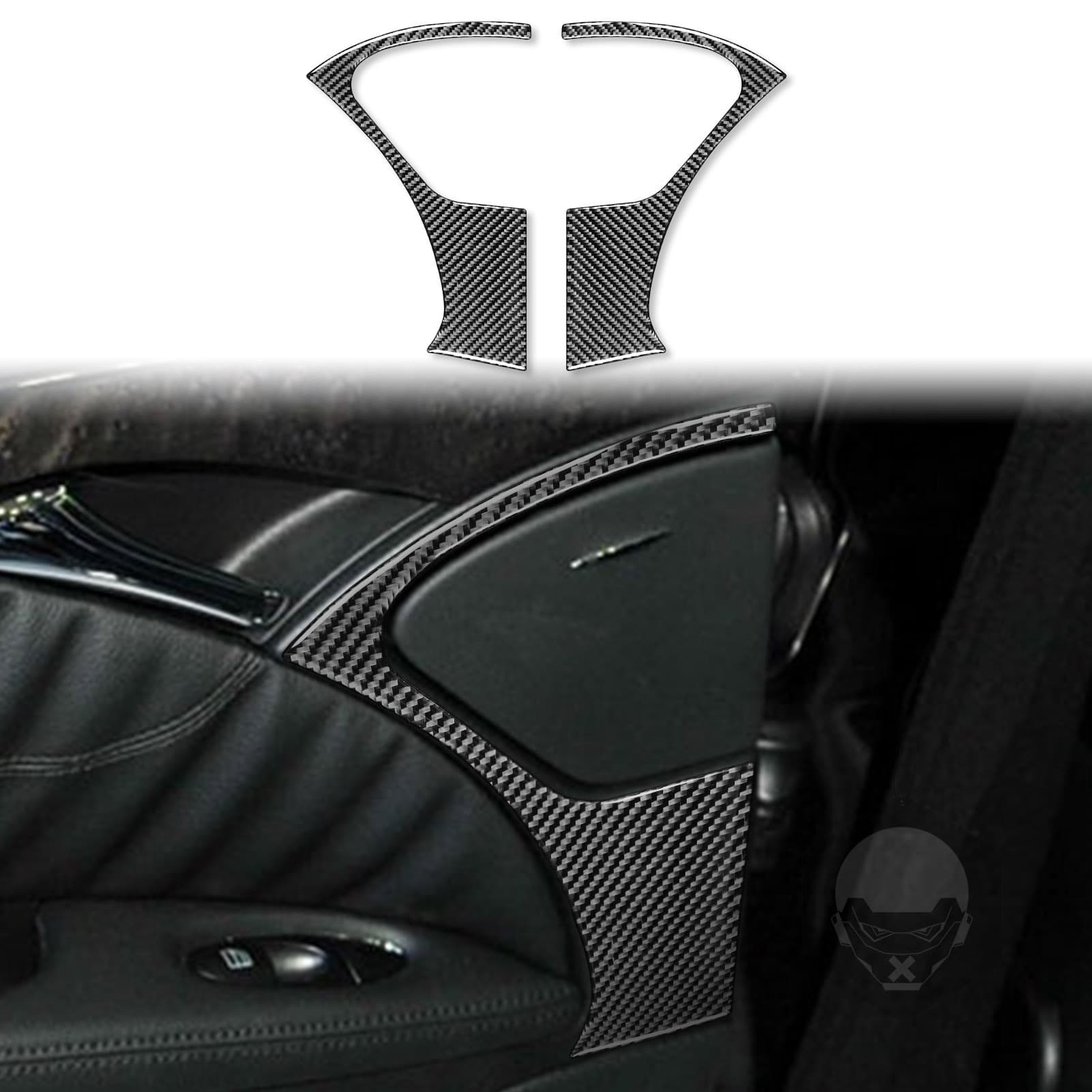 Carbon fiber car interior modification rear door ashtray frame for 2003-2009 Mercedes-Benz E-Class W211