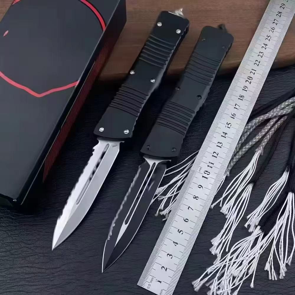 Microtech Aluminum Handle Sheath Large Dragon OTF Hell Outdoor Camping Multi-function Outdoor Knife