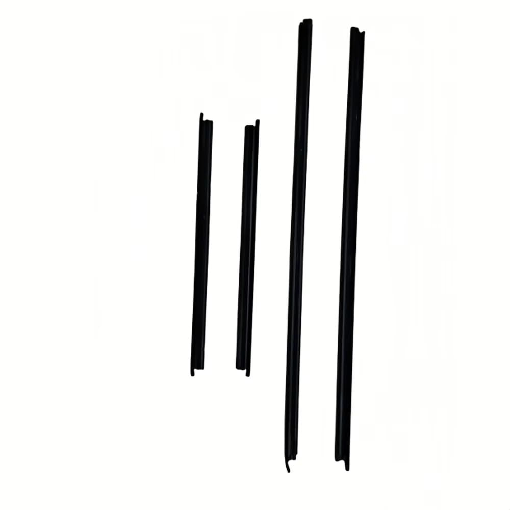 For Nissan D21 4-Door Pickup Window Glass Outer Weatherstrip Water Deflector Seal Strip Door Trim