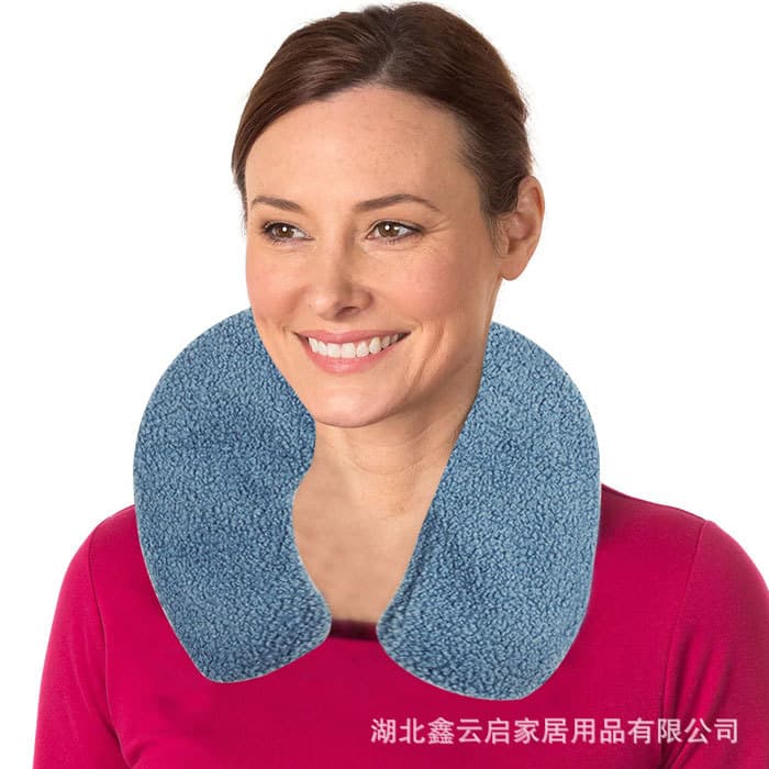 Soft Polar Fleece Mineral Bead Heating Scarf, Microwaveable for Neck Discomfort Relief, Heating Pack Factory Direct