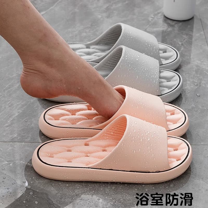 Men's Plus Size Slippers Indoor Portable Couple Slippers Drainage Home Simple Summer Women's Travel Fashion Cross-border