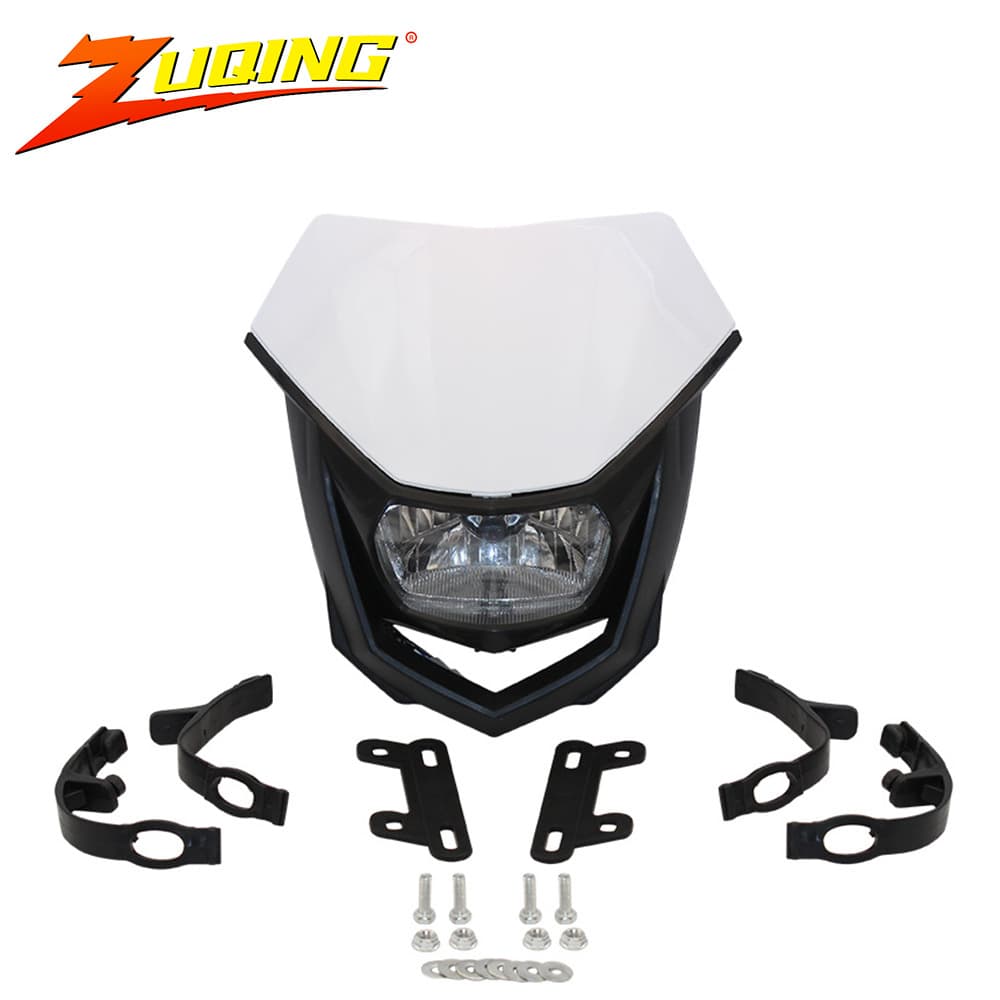 Off-Road Motorcycle Light Modification for KTM CRF XR WRF Motorcycle Lighting Ghost Face KTM Headlight