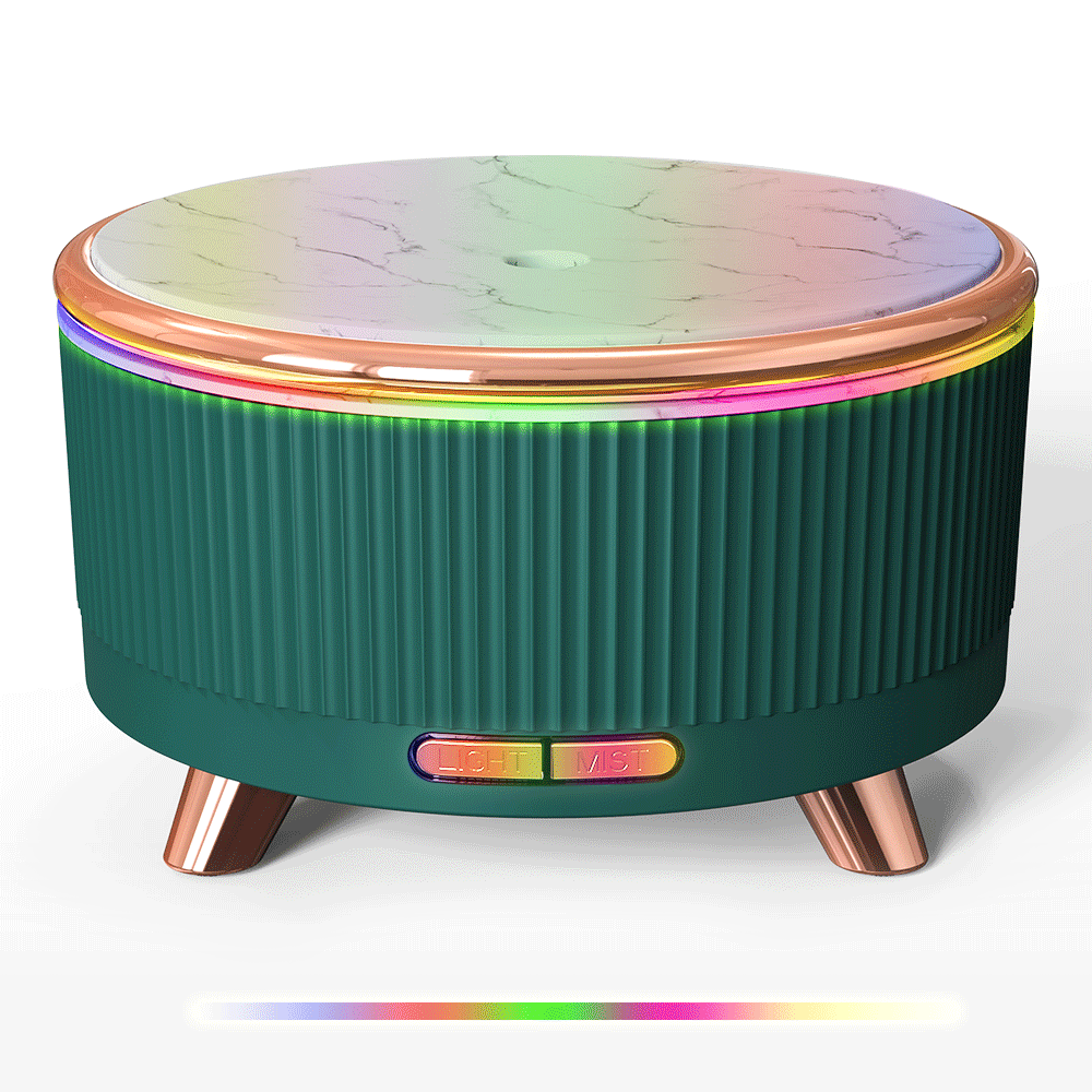 2024 Ultrasonic Aroma Diffuser Wood Grain Design, Mini Large Capacity 500ml Humidifier for Bedroom Essential Oil Dispersion