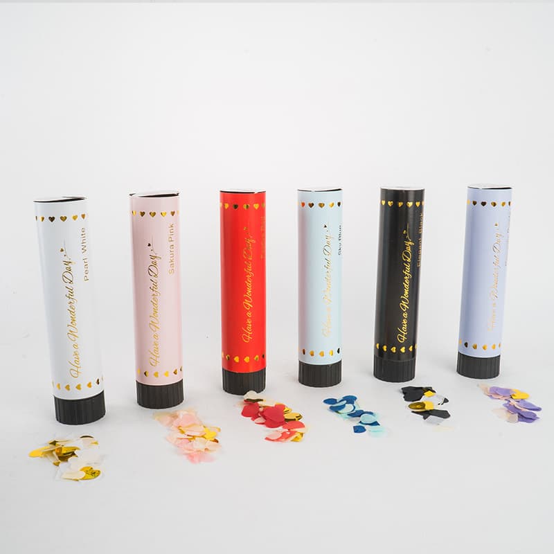 Factory Direct Party Colorful Paper Shreds, Birthday Party Viral 20cm Hand-twist Confetti Cannons for Weddings
