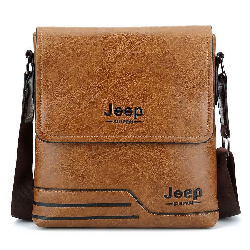 Jeep Men's Crossbody Bag, Men's Bag, Southeast Asia Cross-Border Men's Bag, Large Capacity, New Casual Travel Trendy Single-Shoulder Bag