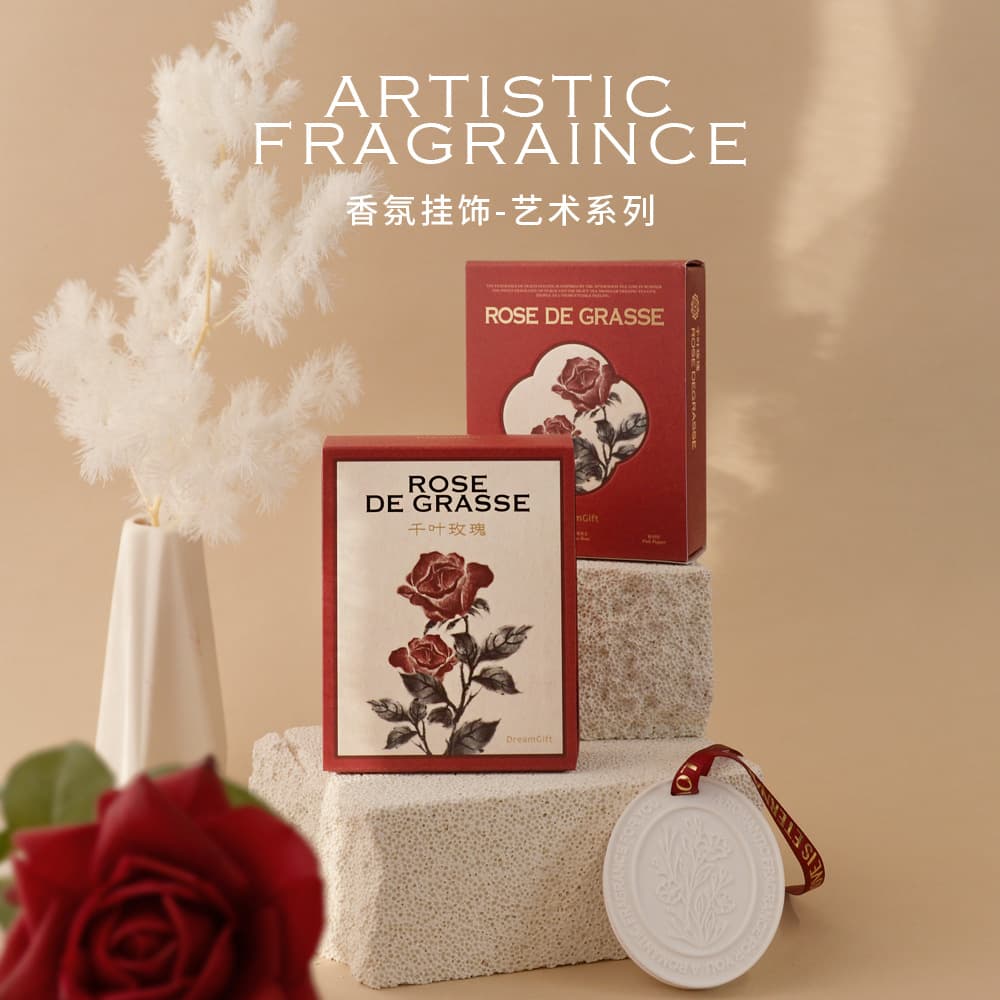 Floral Plaster Fragrance Hangers and Sachets, Practical Small Wedding Items for Bridesmaid Returns Wholesale