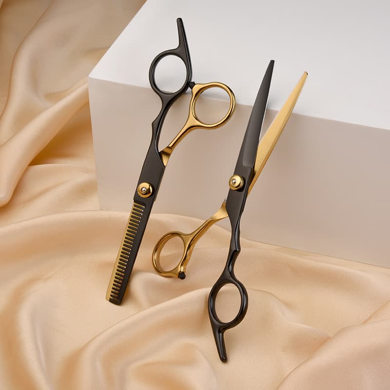Hair Cutting Scissors Set for Pet Grooming and Hairdressing - Thinning Scissors, Straight Scissors, Bang Trimming - Wholesale