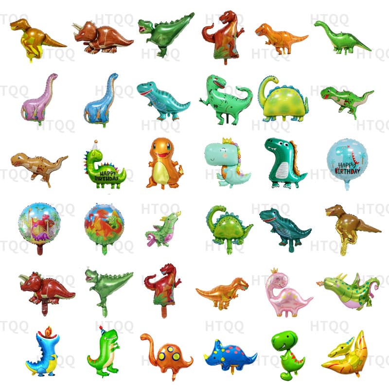 Dinosaur Balloons T-Rex Balloons Dinosaur Theme Birthday Party Decoration Balloons Cute Dinosaur Balloon Decor