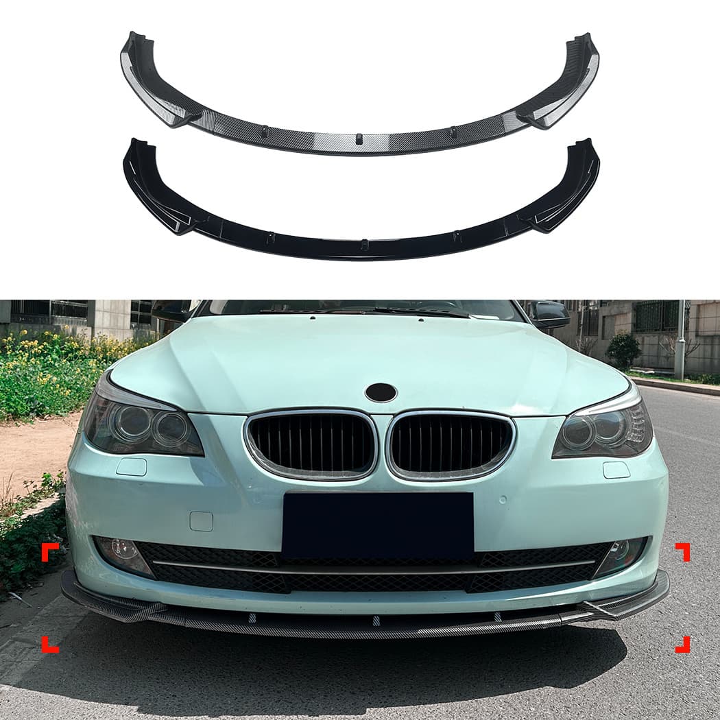 For BMW 5 Series E60 E61 LCI Standard Edition 2008-2010 Front Bumper Lip Spoiler Modification