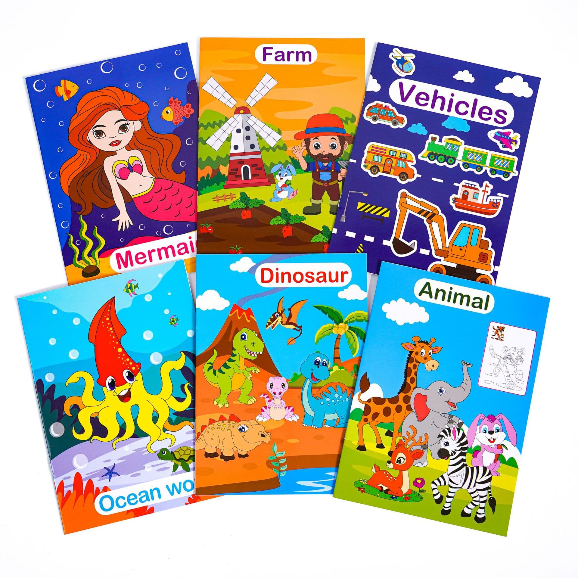 Cross-border new product 72 pieces Coloring book coloring book for children over 4 years old graffiti book drawing book drawing book