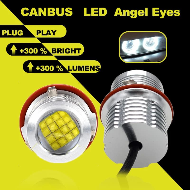 Cross-border supply high brightness LED angel eyes 16 lights 80W suitable for E39 E60 E63 E64 E82 E87 X5