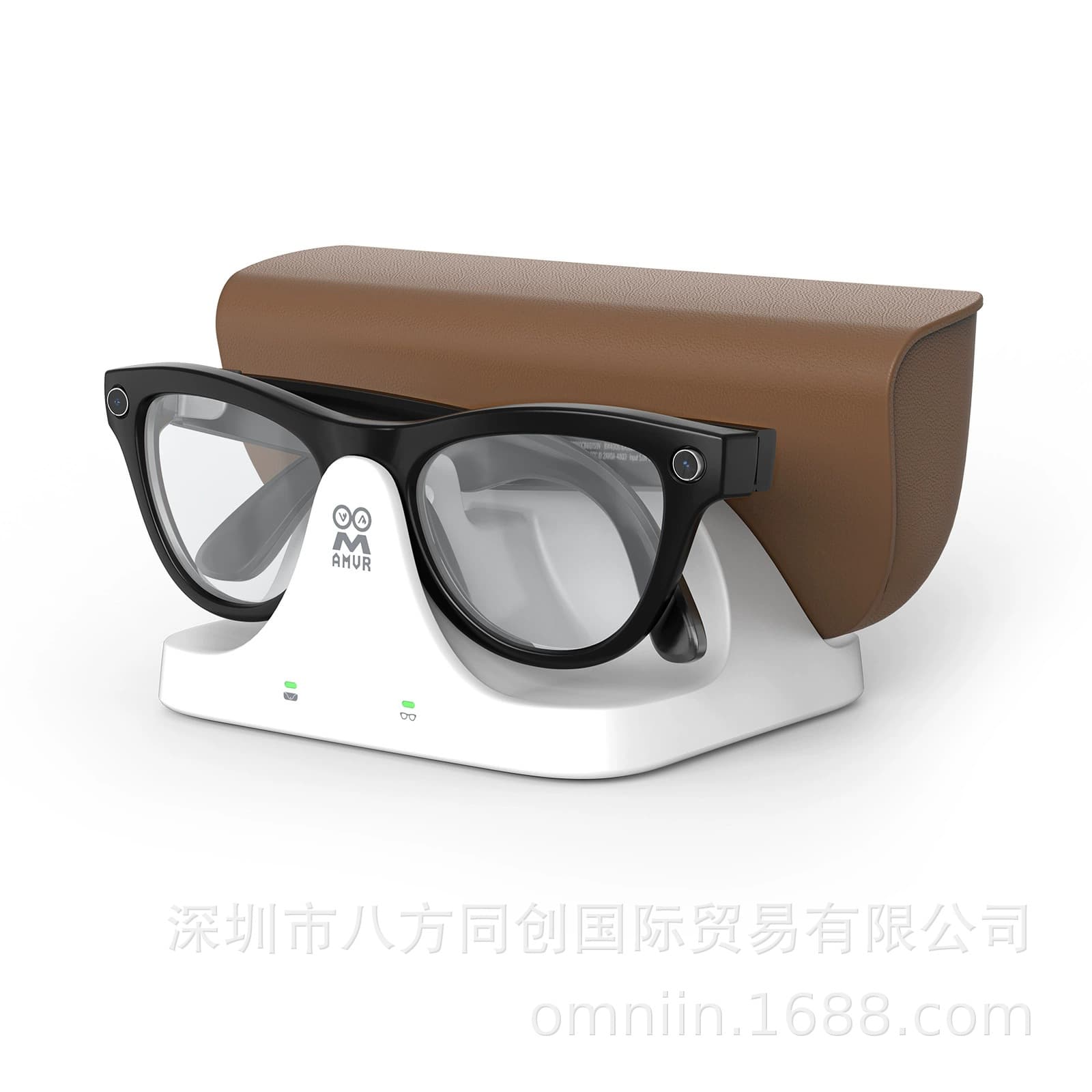 Rayban Meta fast magnetic charging stand compatible with Wayfarer/Skyler/Headliner