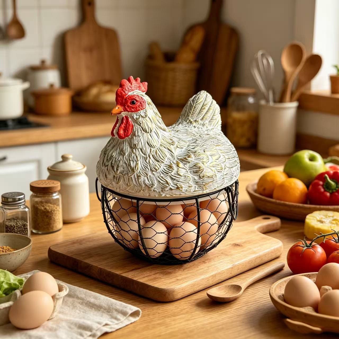 Cross-border New Product Egg Storage Home Kitchen Decorative Ornament Egg Holder Creative Egg Tray Storage Rack