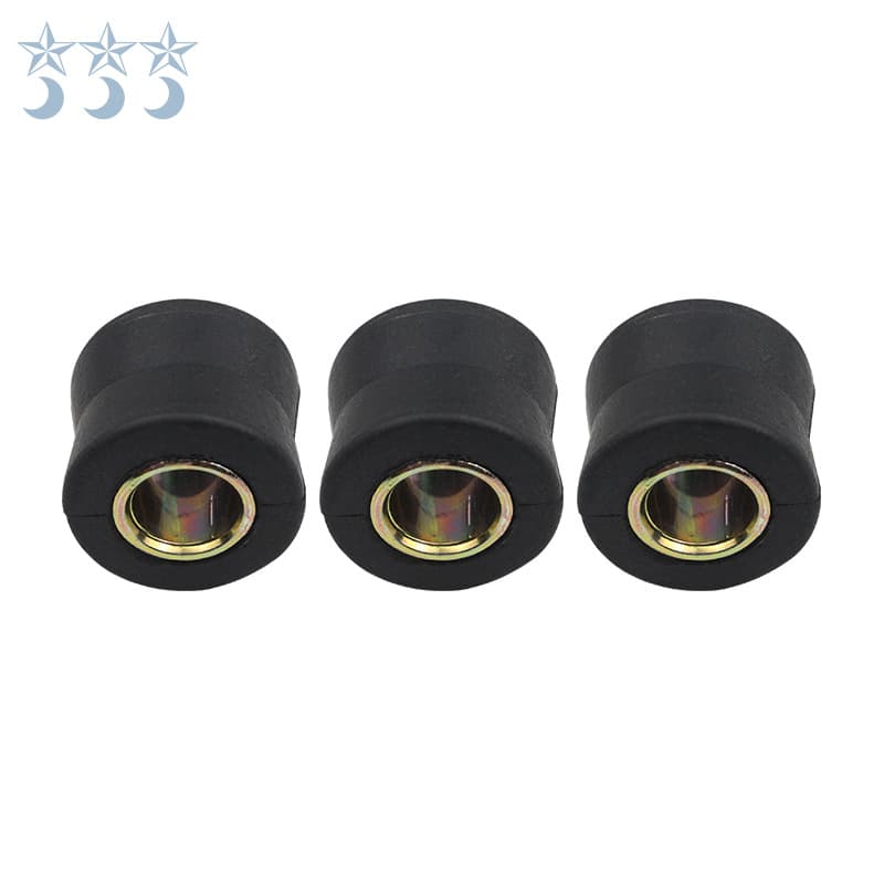 Electric Vehicle Rear Shock Absorber Bushing Fixing Ring Motorcycle Rear Shock Absorbing Rubber Ring Moped Rear Fork Screw Fixing Sleeve