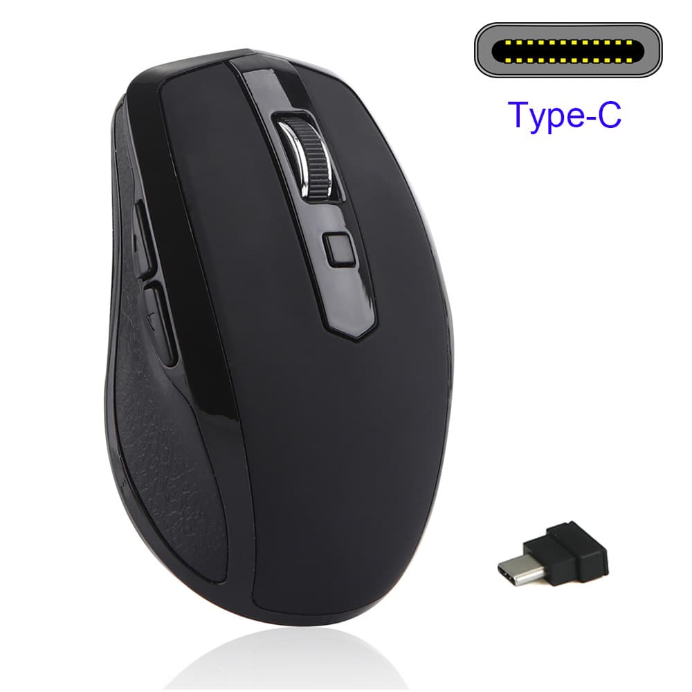 USB-C Wireless Mouse Silent Office Gaming Laptop Computer Creative Wireless Smooth Mouse Digital Computer/Photoelectric