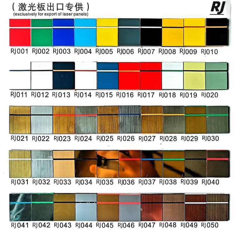 Direct from manufacturer: ABS dual-color sheets for engraving materials, cross-border laser anti-static, and hot-selling ABS boards.