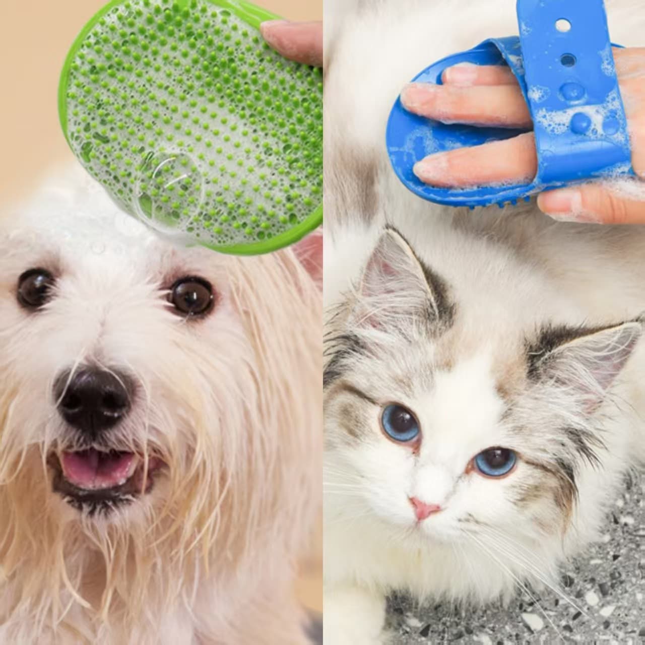 Pet Dog Grooming Glove for Cleaning, De-shedding, Massage, Scratching, Bathing Brush, Cat Comb, Essential Pet Supplies