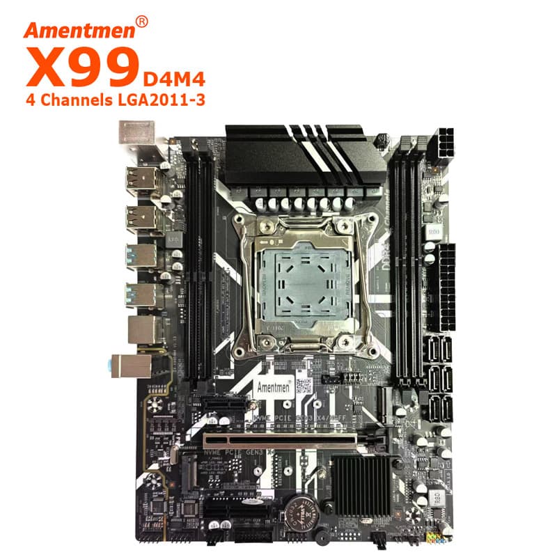 New X99 D4M4 Original Chip 4-Channel DDR4 Motherboard Drop Shipping
