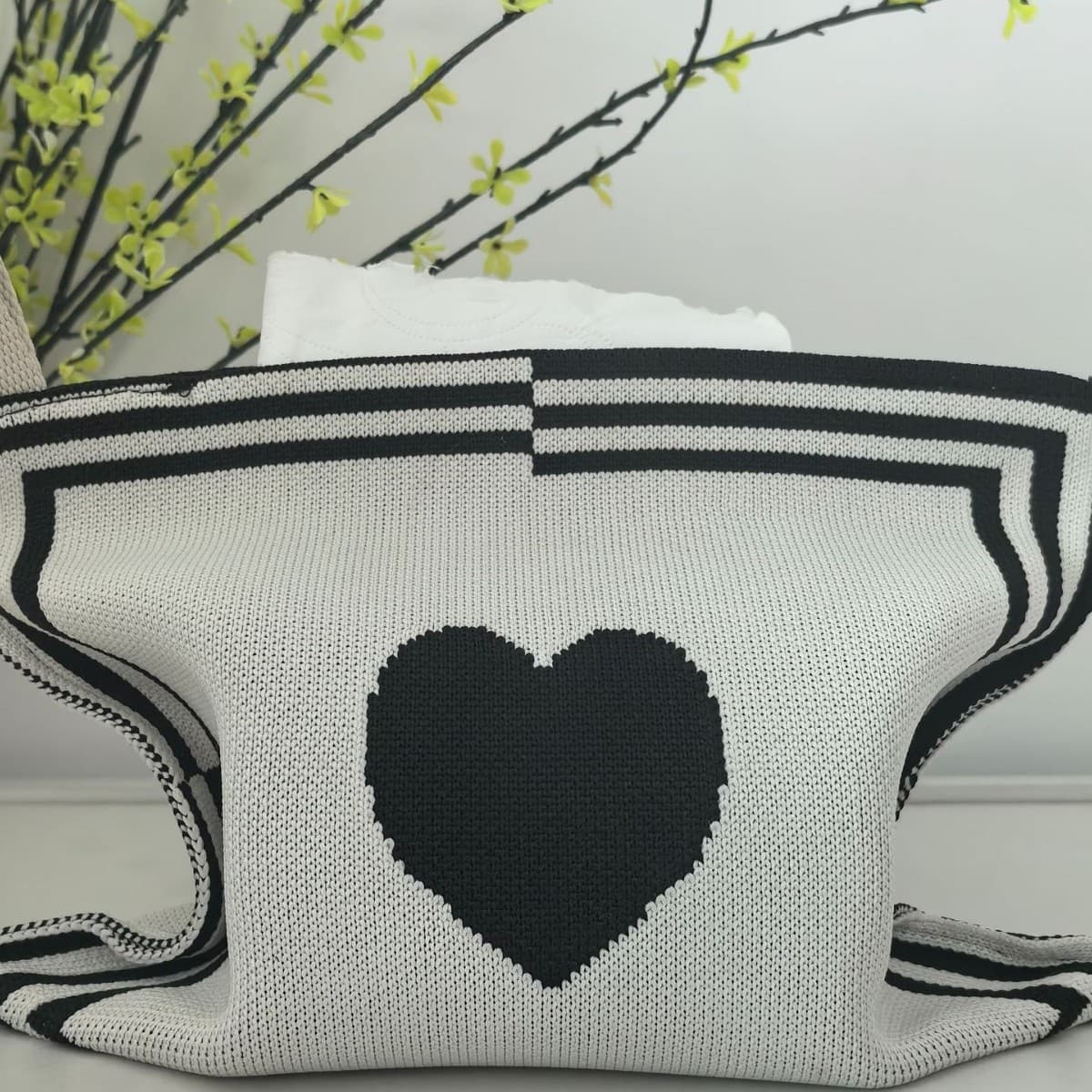 New Car Tissue Box Cover Knitted Tissue Bag Wall-Mounted Tissue Holder Car Interior Decoration
