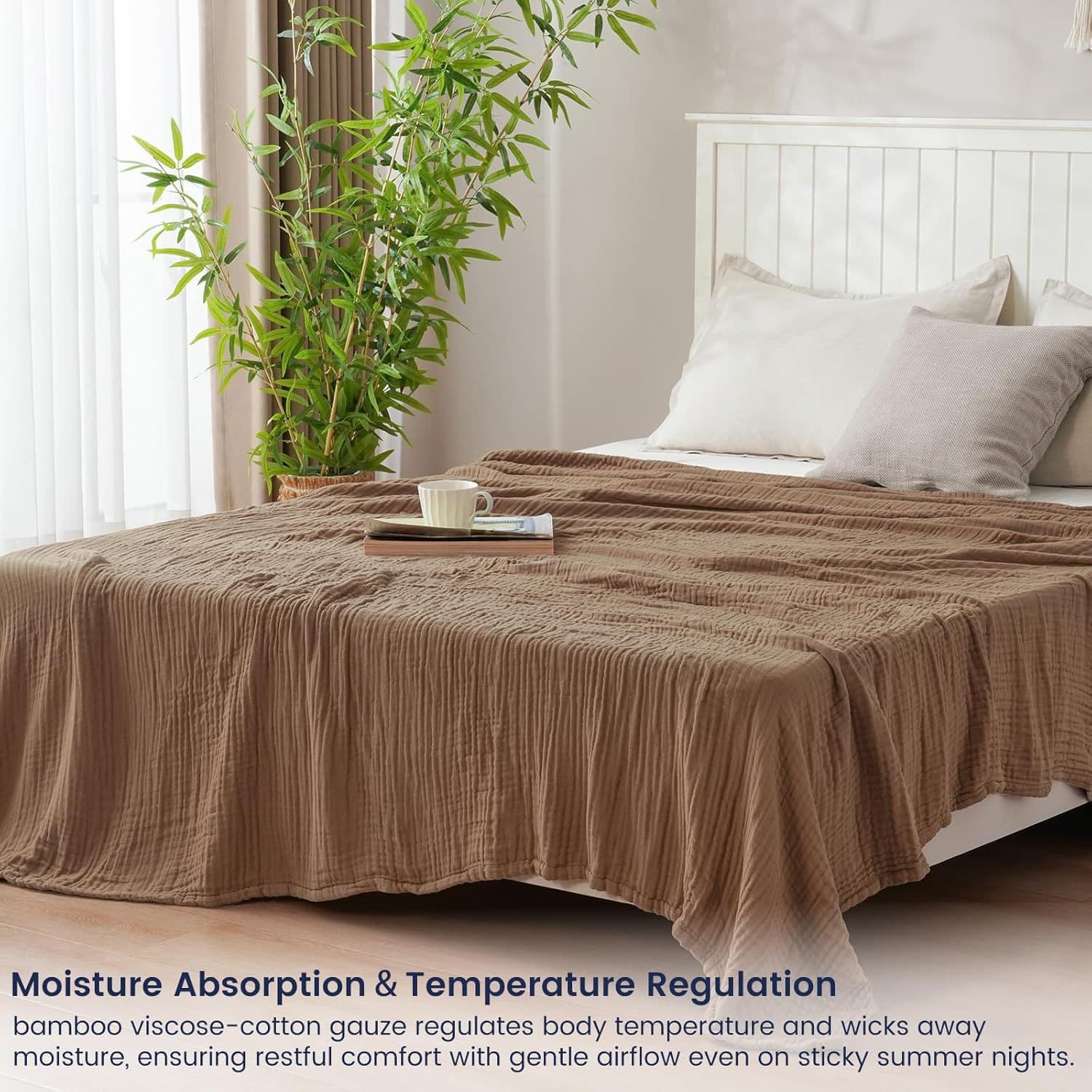 Amazon Cross-border Class A Children's Pure Cotton 4-Layer Gauze Blanket Baby-Friendly Breathable Soft Air Conditioning Summer Cool Quilt
