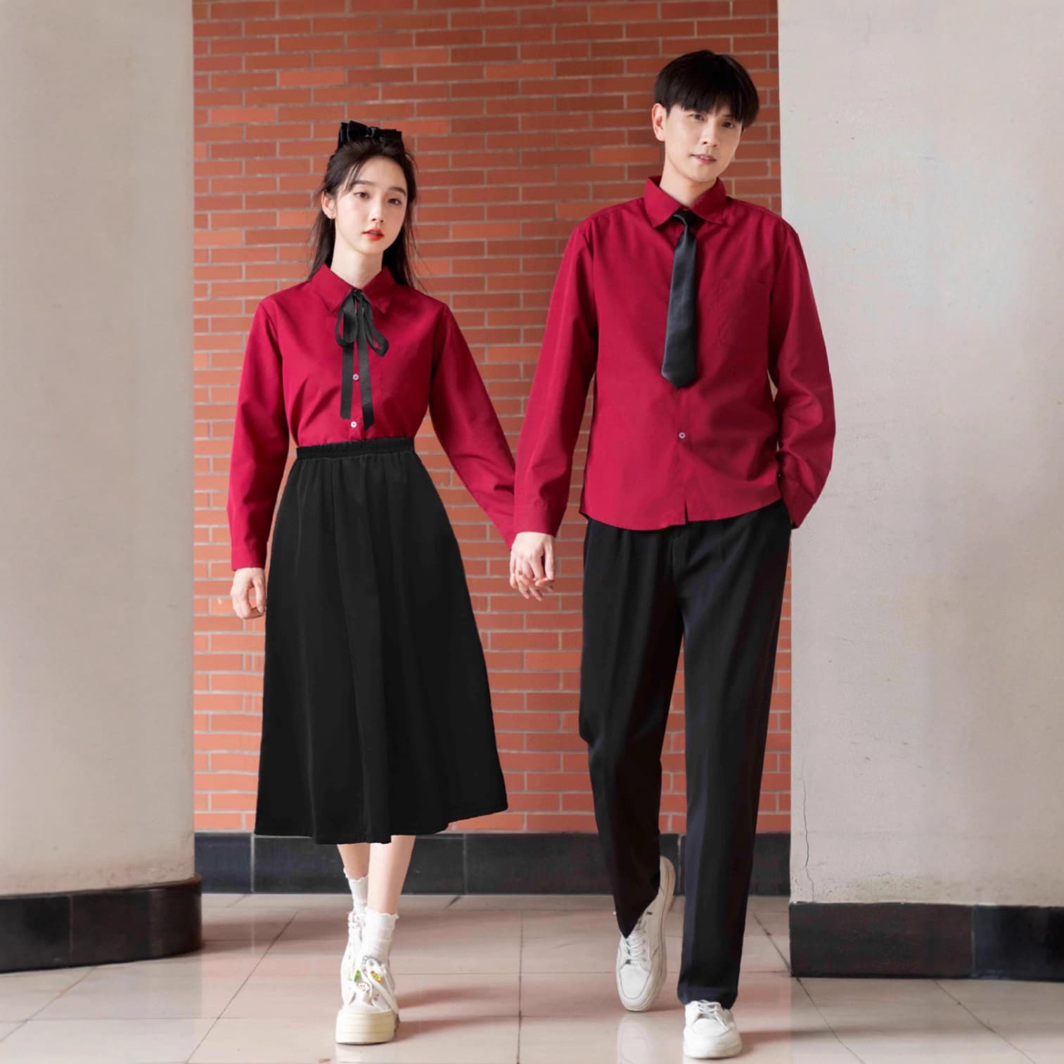 Choir Uniform Middle School Student College Style Graduation Set High School Student Sports Meeting Recital Performance Outfit School Uniform Summer