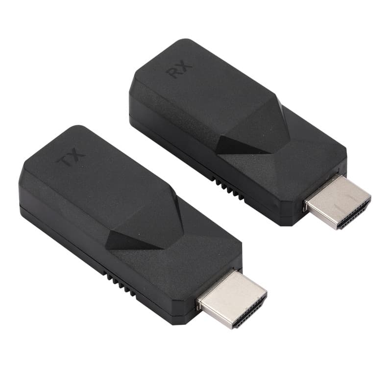 HDMI 60m Extender Single Ethernet to HDMI High-Definition Network Transmission Signal Booster RJ45 Extender