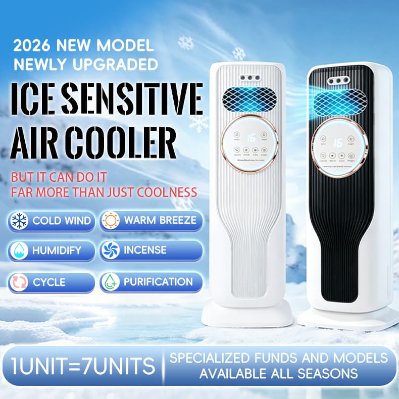 Factory wholesale vertical air conditioning fan with heating and cooling, humidifying, quiet operation for office and home use, evaporative air cooler