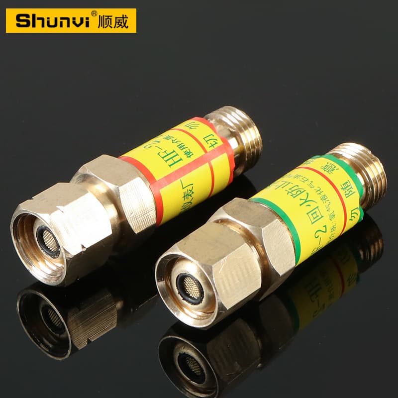 HF-2 Flashback Arrestor Oxygen Regulator Acetylene Gauge Torch Flashback Arrester Propane Stop Valve