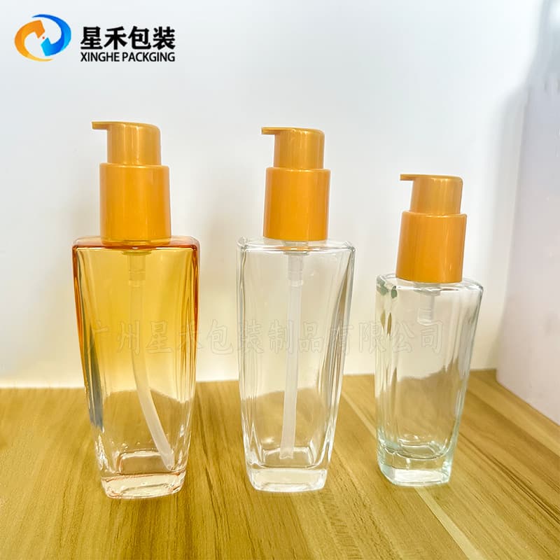Hot Selling 50ml 100ml Hair Oil Glass Bottle Hair Essential Oil Bottle Packaging Material Wholesale