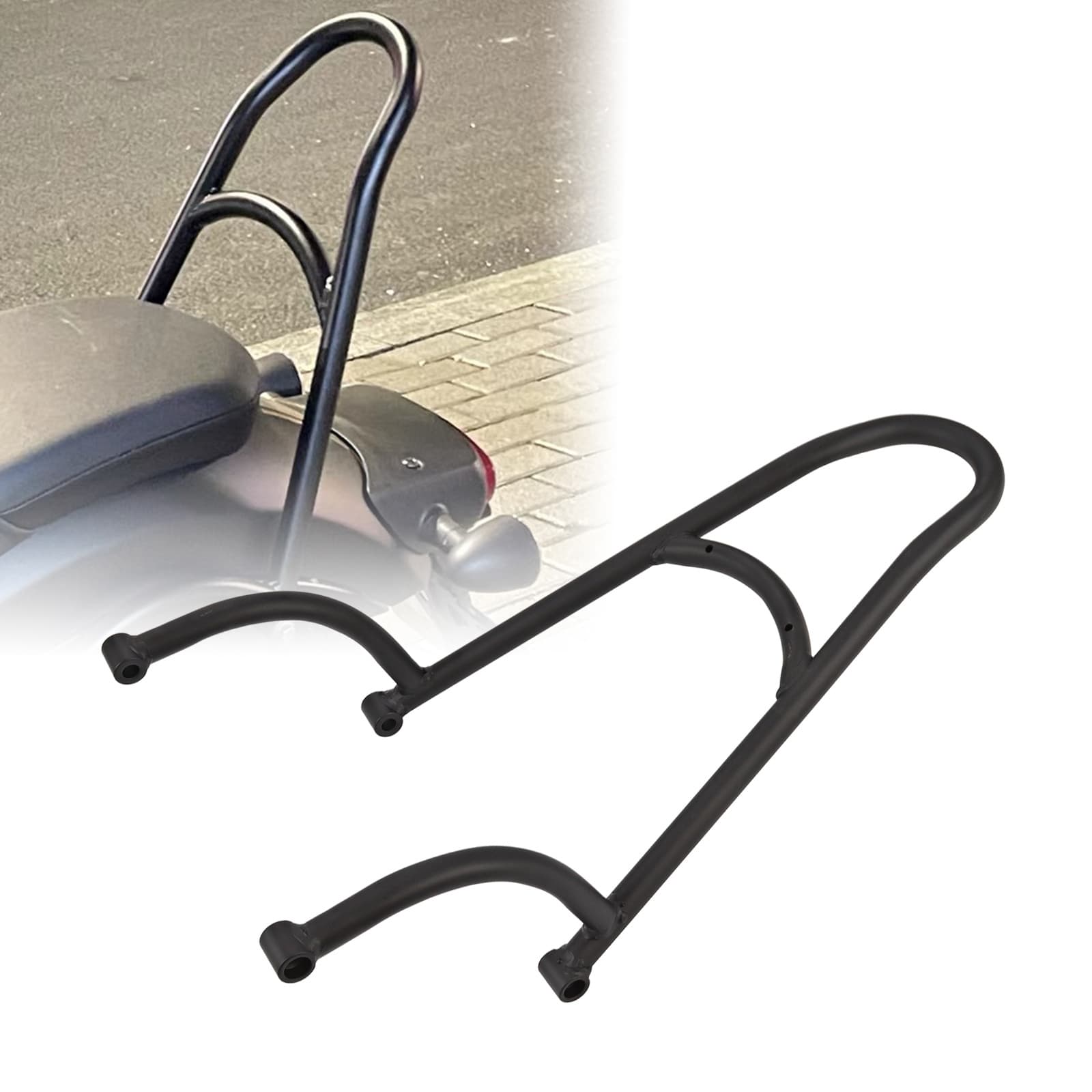 Suitable for Honda REBEL CMX500 and CMX300, this modification includes a rear seat backrest, rear tail bow, and tail wing tip bow.