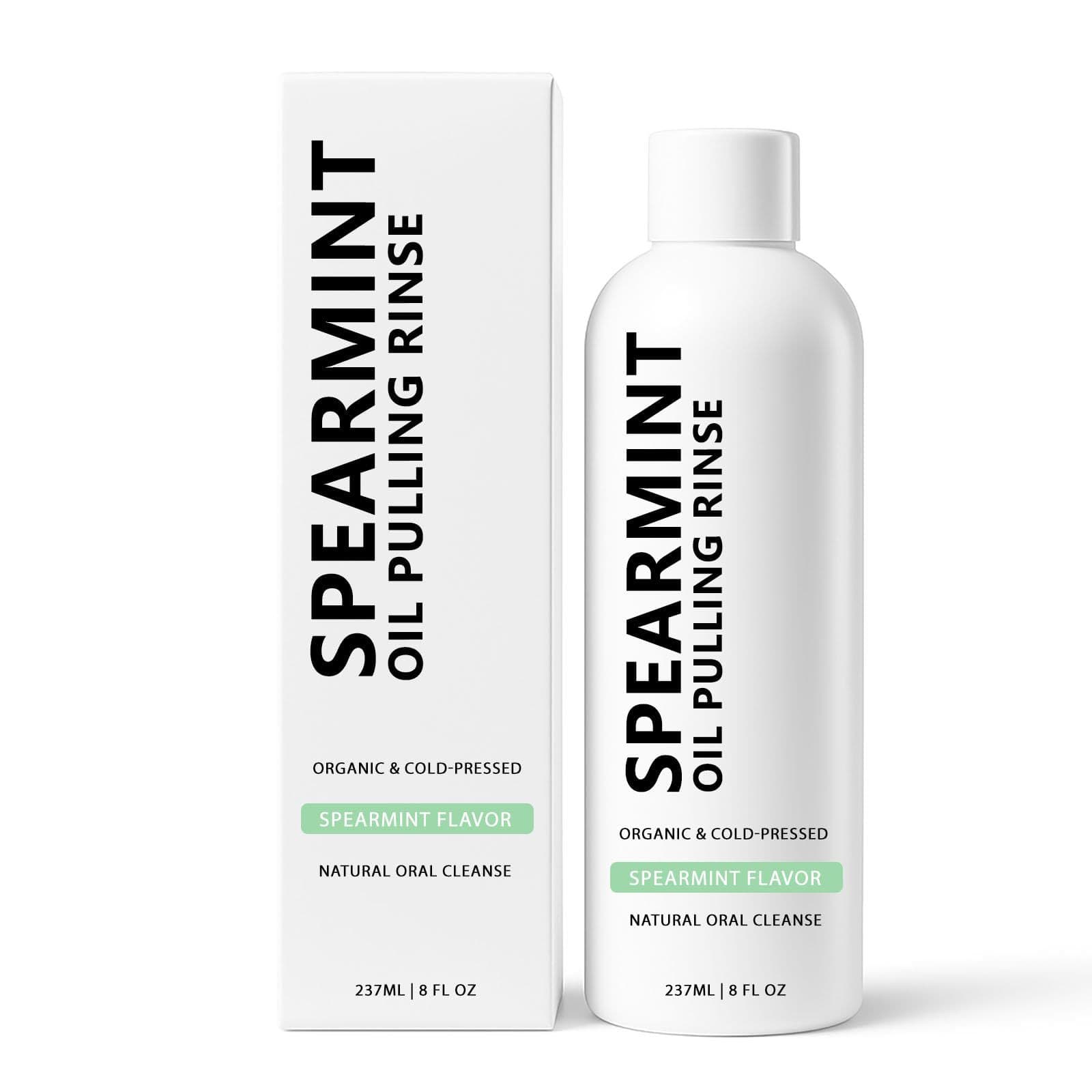 Spearmint Oil Pulling Rinse