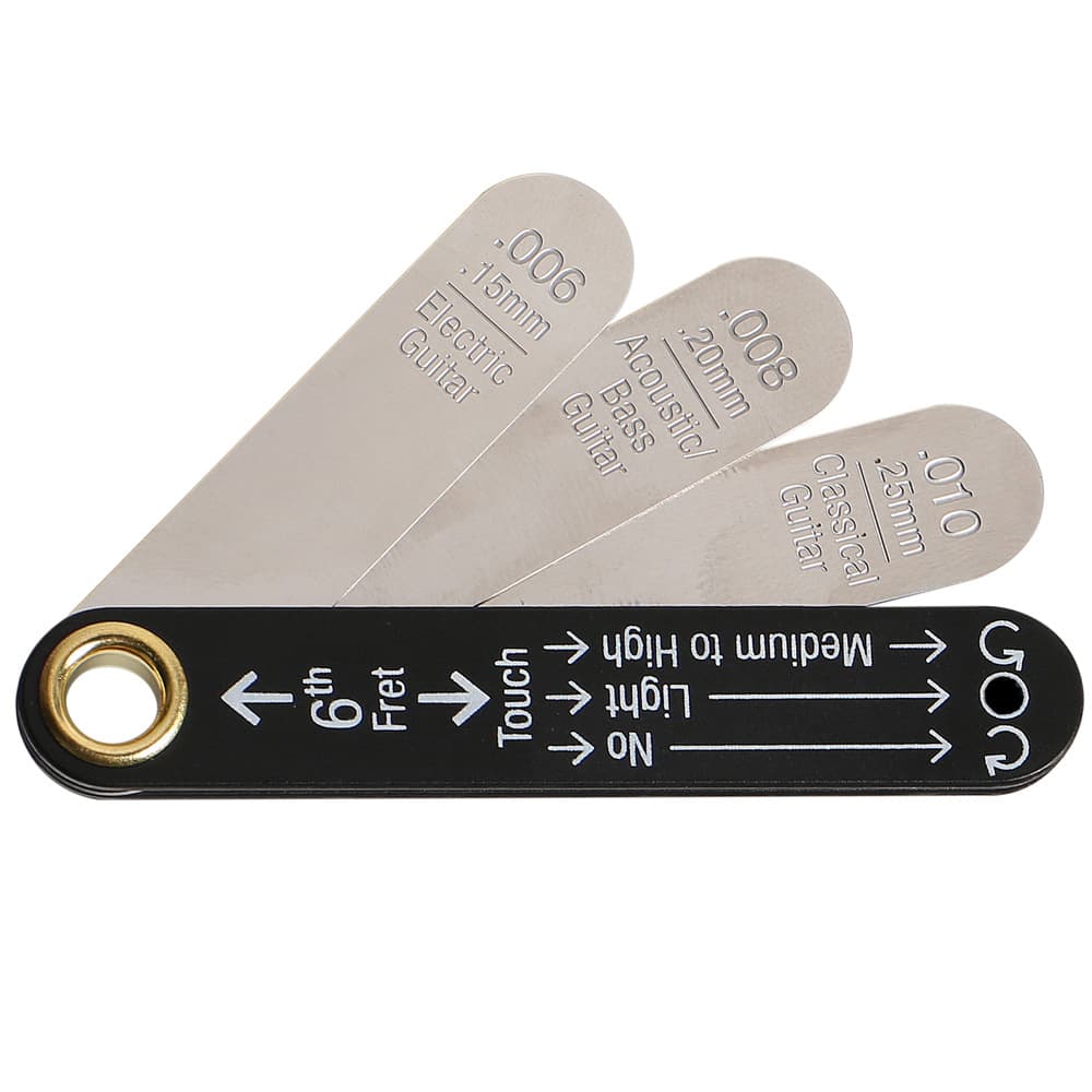 Guitar Truss Rod Adjustment Tool Neck Relief Gauge for Acoustic Classical Electric Bass Guitar