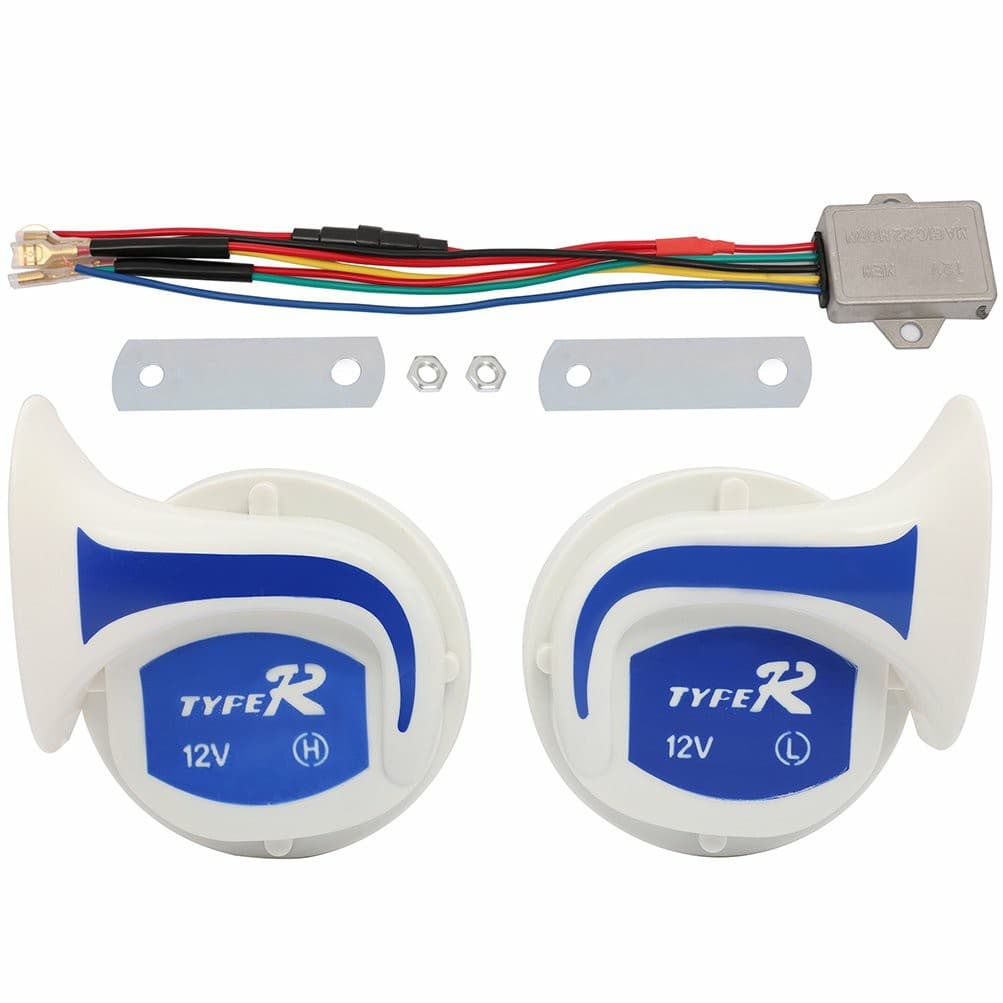 Modified Snail Horn 12V High Tone Universal 300DB Waterproof Car Electric Horn Snail Horn Motorcycle