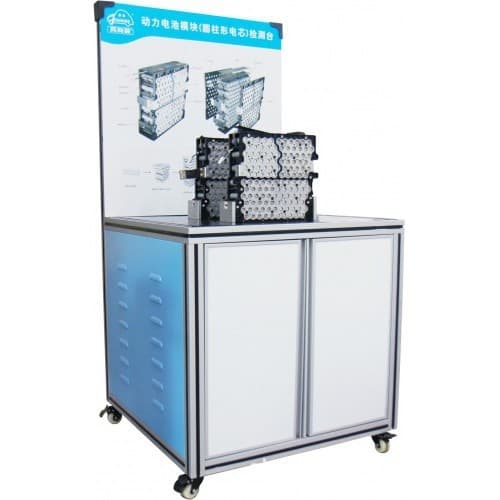 New Energy Vehicle Power Battery Module (Cylindrical Cell) Detection Training Platform, Automotive Training Room