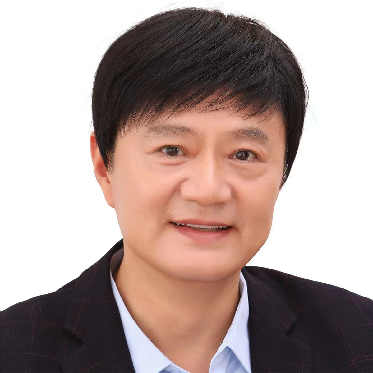 Short Wig for Men Middle-Aged and Elderly Wig Set for Dad Korean Style Handsome Lightweight Breathable Covers Gray Hair Full Wig