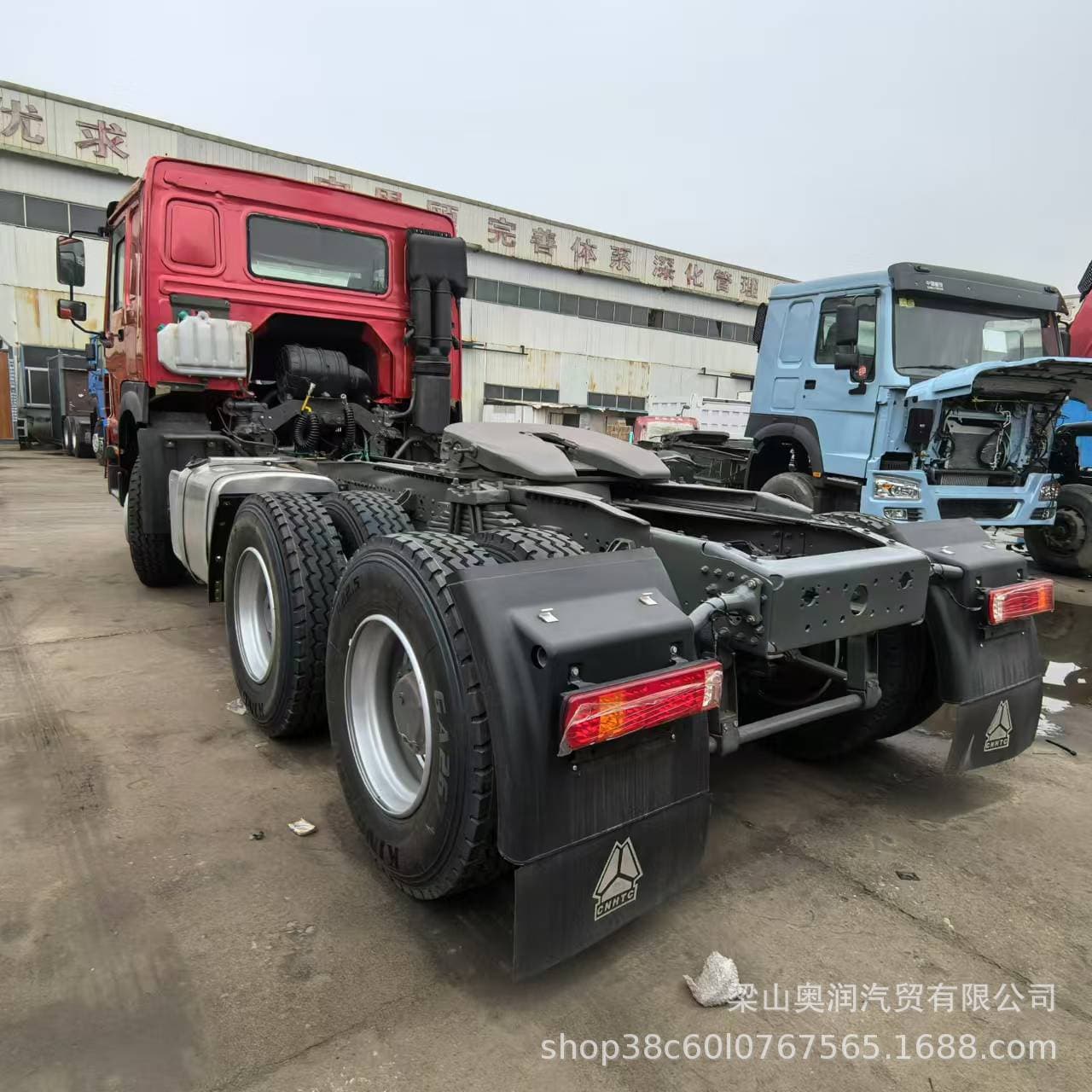 Year-Round Sale: HOWO Tractor Head, Second-hand Ten-Wheel Cargo Transport Head, 380 HP Tractor Truck Head