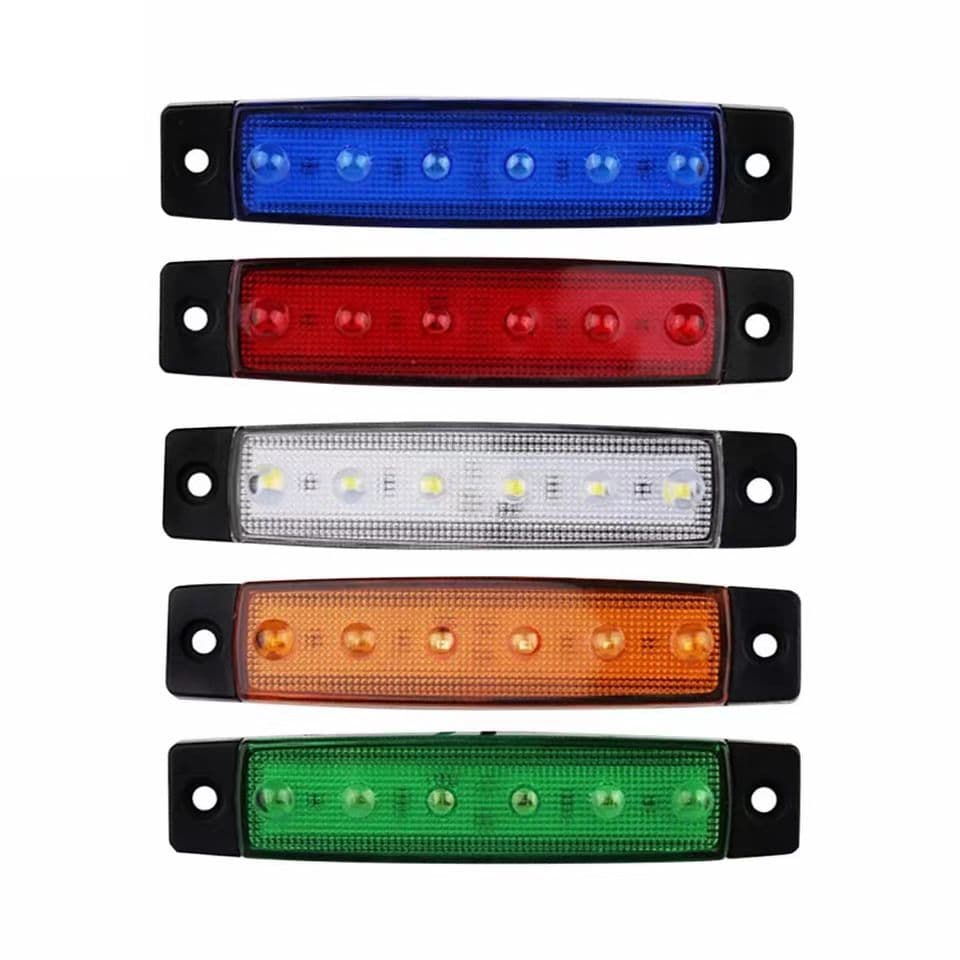 Factory Supply Truck Side Light 24V 6LED Truck Side Light Signal Light Amazon E-commerce Van Side Light 6LED