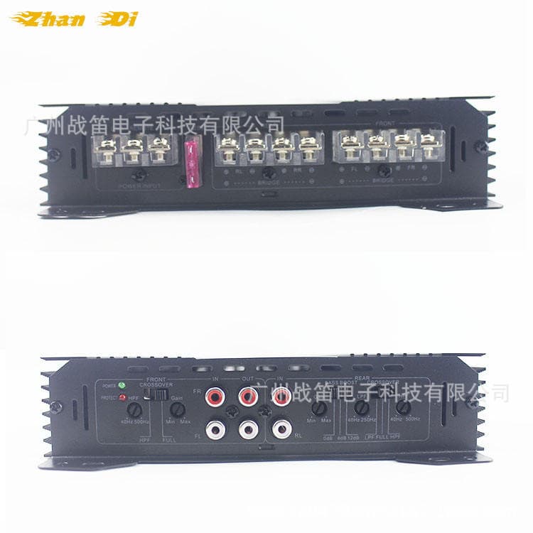 Professional Car Amplifier 12V 2500W Class AB Full Range Amplifier 4 Channel Car Audio Amplifier