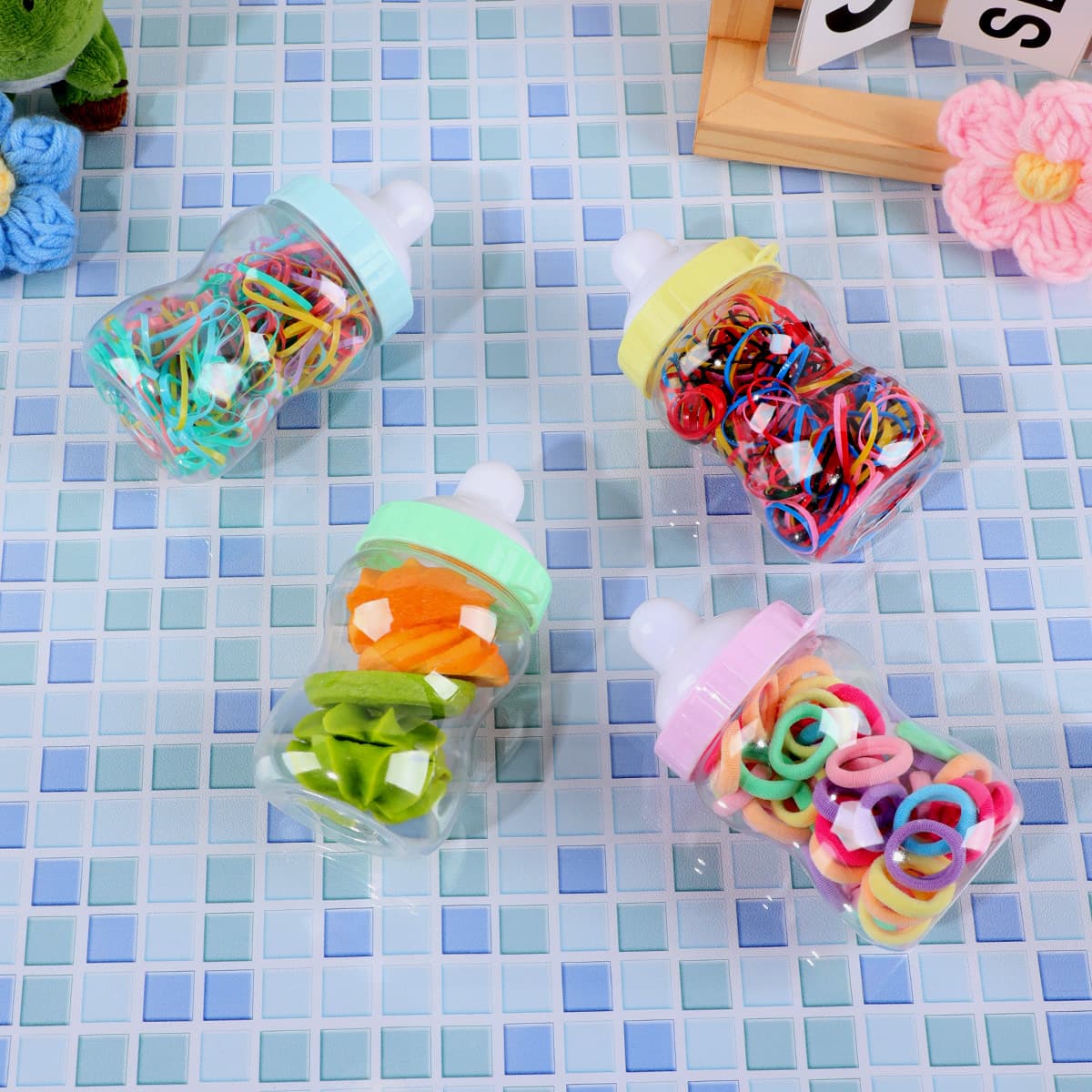 Cute Baby Bottle Shape Candy Box European Baby Shower Party Baby Shower Candy Box Packaging Box