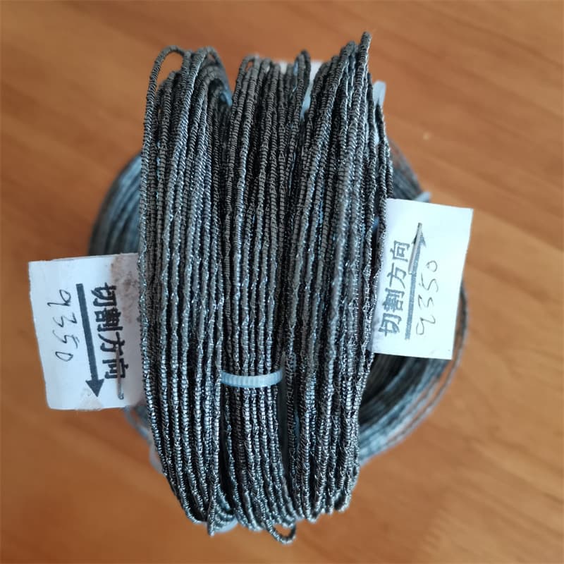 Black Double-Edge Cutting Wire, Computer Profile Cutting Machine Wire Knife Saw Blade, X6900 Wire Saw Steel Wire Knife, Factory Direct