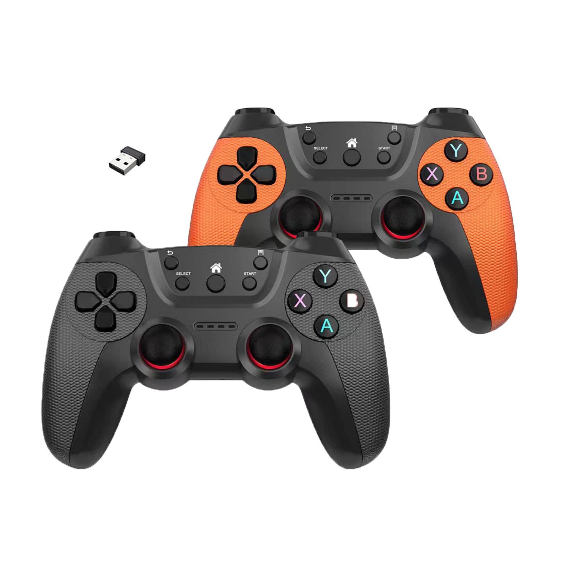 Cross-border exclusive 2.4G wireless game controller Android PCTV computer TV dual one-to-two controller
