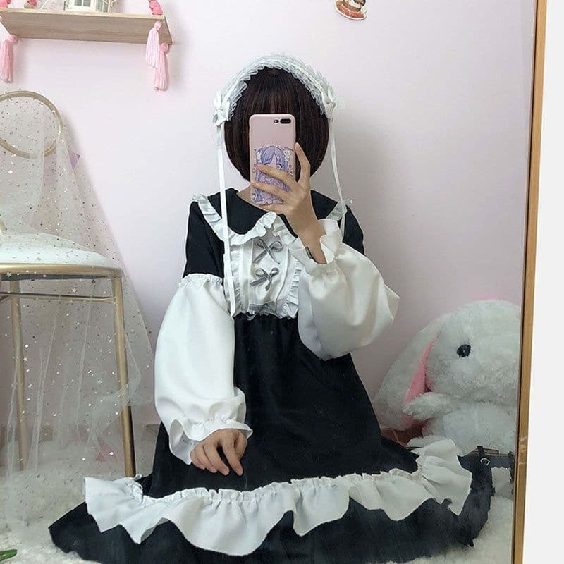 New Lolita skirt summer student loose Japanese girl lolita spring cute soft girl daily cute dress