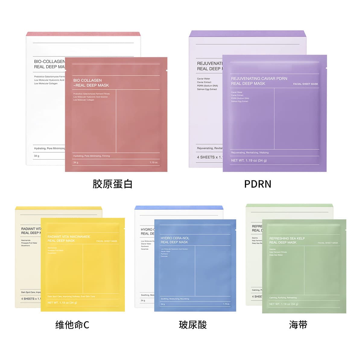 Cross-border Biodance Bio-Collagen Moisturizing Hydrating Patch Mask, Cross-border Face Mask