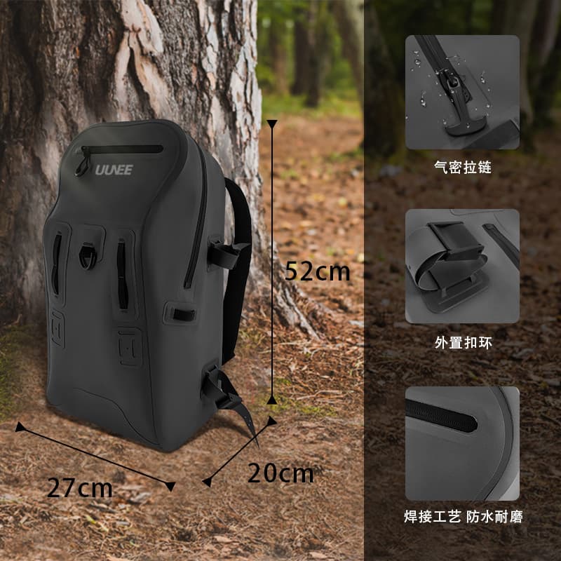 Cross-border Outdoor Waterproof Lure Bag Multifunctional Hiking Backpack Diving Camping Cycling TPU Airtight Backpack