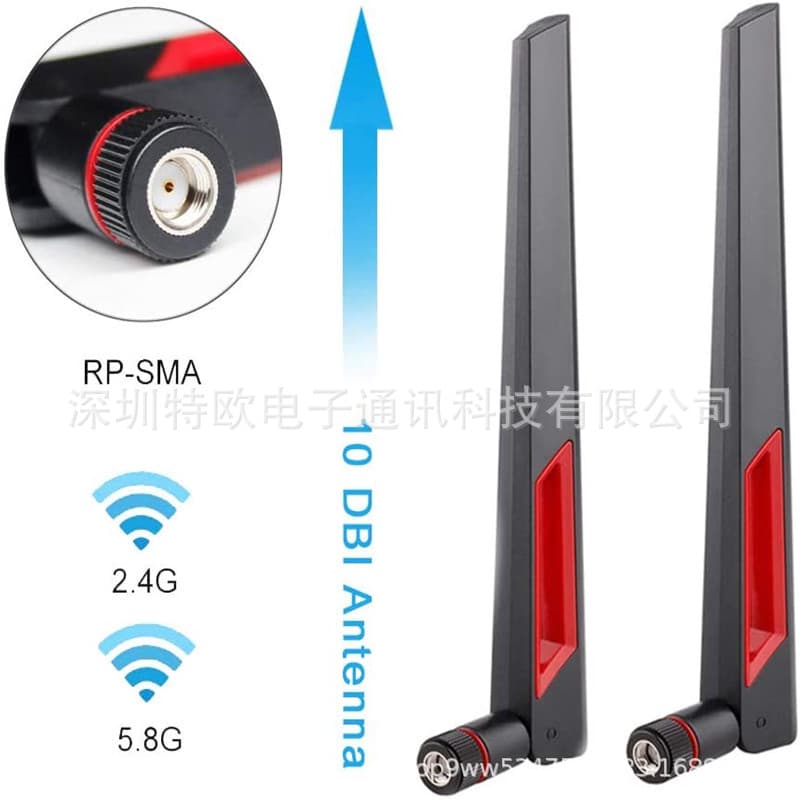 Dual-Band 2.4G 5G 5.8G WiFi Antenna Gel Stick Router Antenna for Asus AC88U AC68U High Gain SMA Male Network Antennas