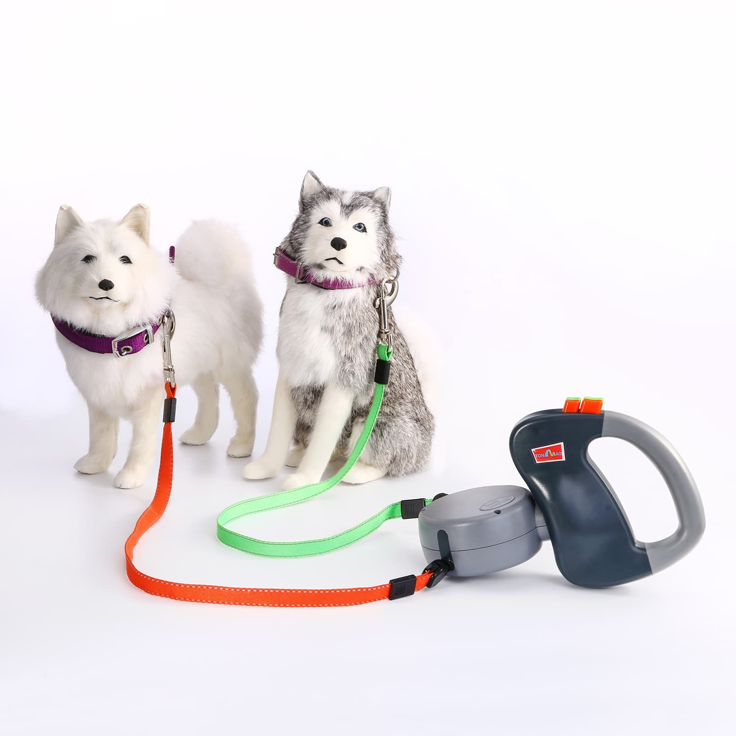 Auto Retractable Leash One-to-Two Dual-Head Creative Dog Walking Rope Pet Dog Chain Pet Supplies Dog Rope