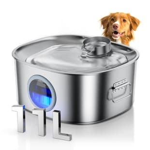Stainless Steel Pet Water Fountain Large Capacity Cat Water Dispenser Smart Pet Supplies Factory Source Dog Water Fountain