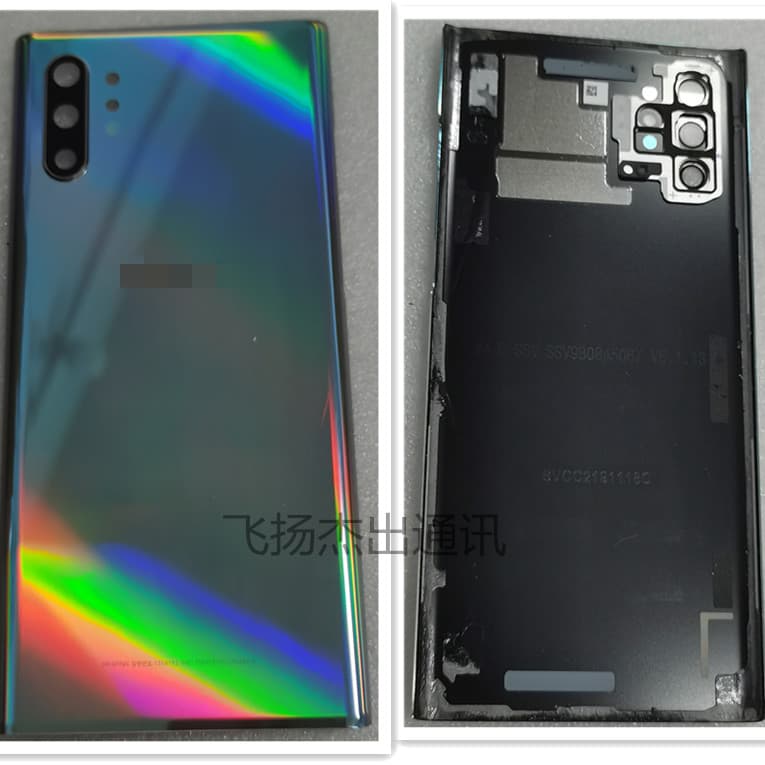For Samsung Note10 Battery Cover Note10+ Rear Cover Note10 Plus Battery Cover Metal Middle Frame