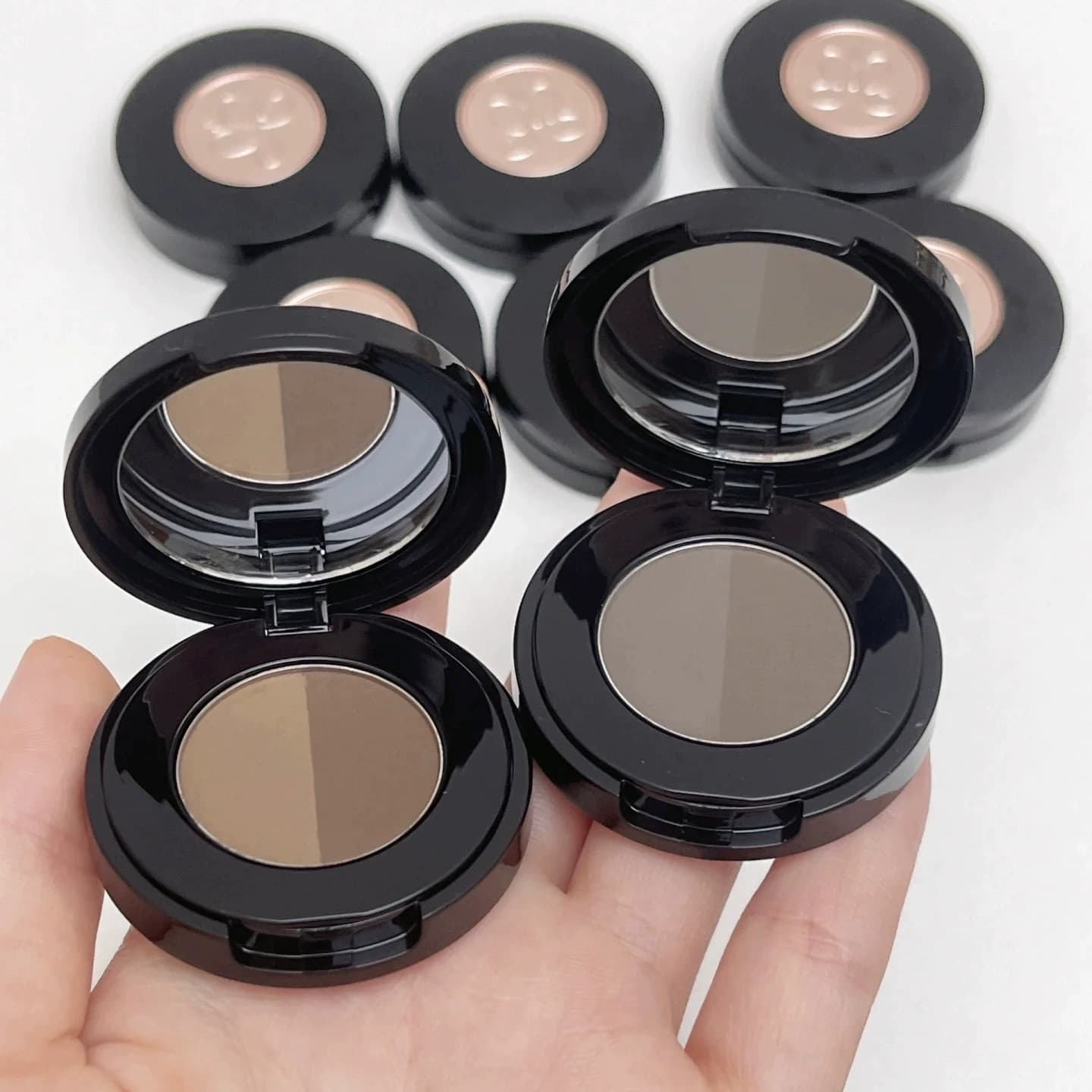 Free Dual-Ended Brow Brush, USA Anastasia Two-Color Velvet Brow Powder, Non-Fading Long-Lasting Beginner Waterproof