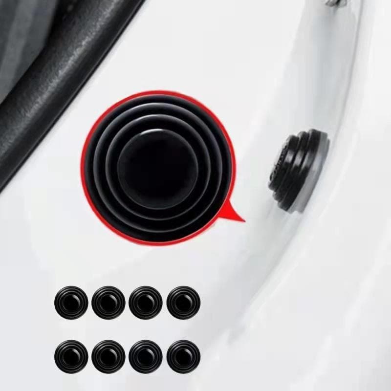 Car door shock-absorbing gasket silicone full-car soundproofing and shock-absorbing pad door edge protection abnormal sound thickened cushioning pad